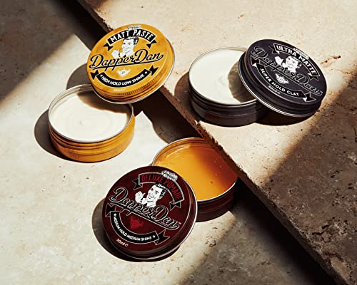 Dapper Dan Matt Paste, High Hold Low Shine Hair Paste for Men, Versatile Hair Product with Flexible Hold for All Styles, Vintage Cologne Fragrance, 1 x 50ml - Image 3
