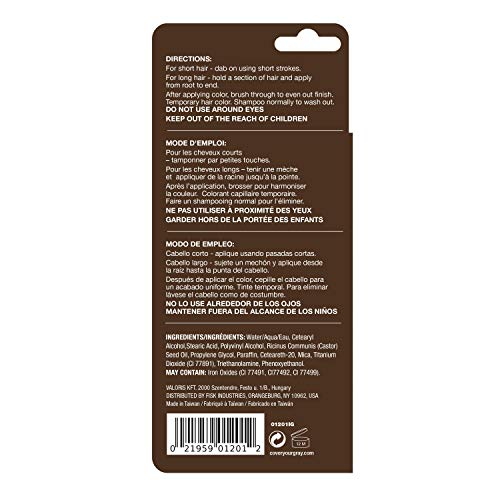 Dark Brown Pro-Growth Hair Touch-Up Cream with Castor Oil, 4 oz - Image 2