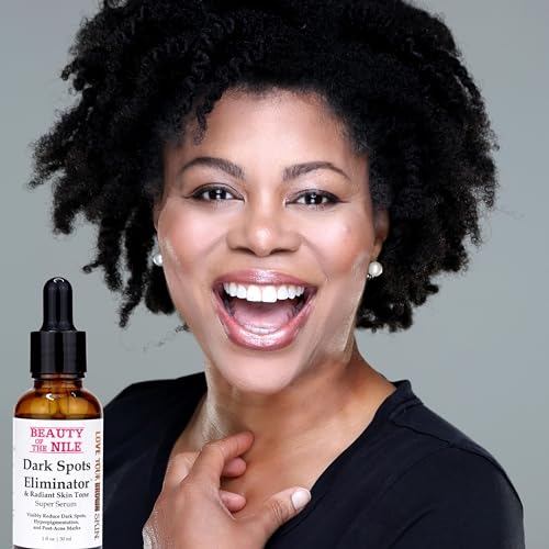 Dark Spots Eliminator™ Serum for Skin-of-Color, Remover Face Hyperpigmentation Age Acne Retinol Niacinamide Hyaluronic Acid, Beauty of the Nile® 1 Oz - Image 2