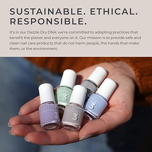 Dazzle Dry Mini Kit Rose Princess Light Dusty Rose Shimmer 5 Piece Set - Image 5
