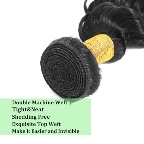 Deep Wave Human Hair Bundles 12 14 16 Inch 3 Bundles 12A 100% Unprocessed Brazilian Virgin Weave Bundles Human Hair Deep Curly Bundles Human Hair - Image 3