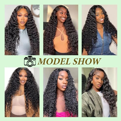 Deep Wave Human Hair Bundles 12 14 16 Inch 3 Bundles 12A 100% Unprocessed Brazilian Virgin Weave Bundles Human Hair Deep Curly Bundles Human Hair - Image 6