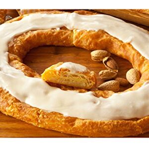 Delicious Almond Kringle Pastry 12 oz Flaky Dough Rich Filling