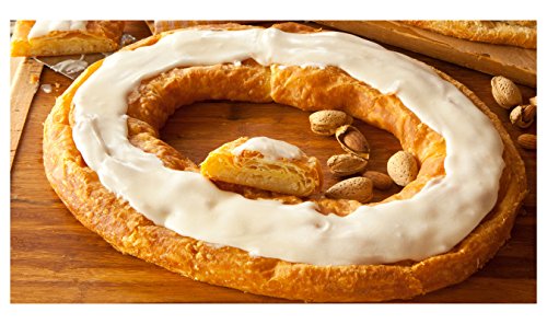 Delicious Almond Kringle Pastry 12 oz Flaky Dough Rich Filling