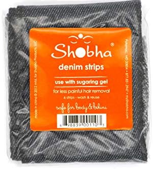 Denim Strips – 6 Waxing Strips for Hair Removal – Reusable Wax Strips for Body and Bikini Hair – Cloth Strips for Sugar Waxing and Traditional Waxing - Image 3