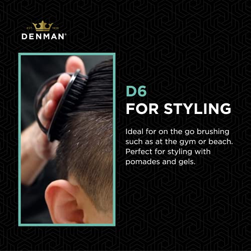 Denman Purple Scalp Massager and Detangling Brush for All Hair Types, D6 - Image 4