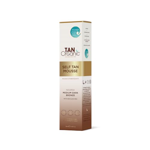 Dermatologist Approved Dark Skin Self-Tan Mousse 200ml Easy Application - Image 3