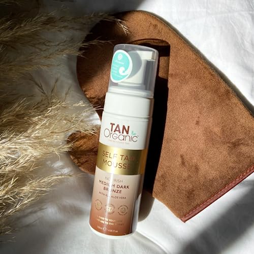 Dermatologist Approved Dark Skin Self-Tan Mousse 200ml Easy Application - Image 4