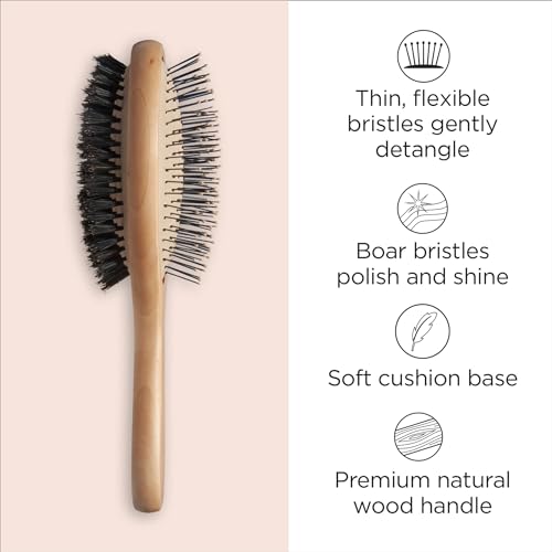 Diane 2-in-1 Premium Detangling Smoothing Styling Brush for All Hair Types - Image 2