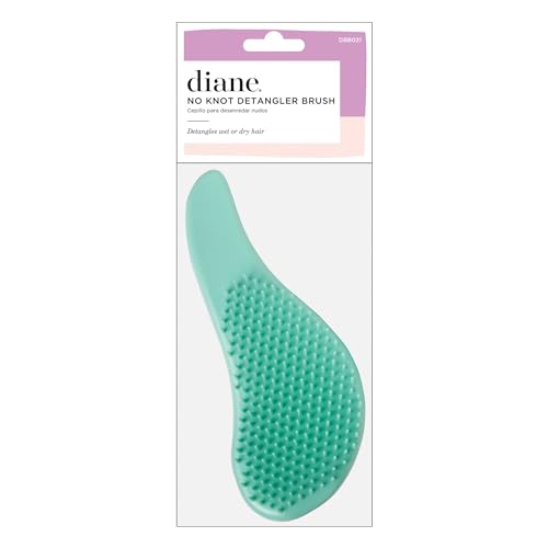 Diane Detangling Brush - No Knot Detangling Brush for Kids & Adults Hair - Hair Brush for Natural, Curly, Straight, Wet or Dry Hair, for Men & Women, Little Girls, and Wigs 1pk