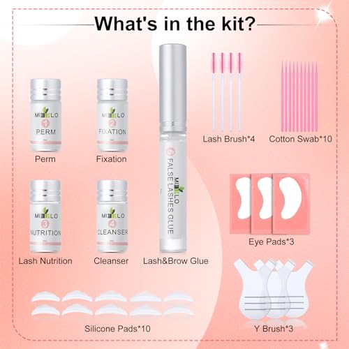 DIY 4-in-1 Black Brow Tint and Lash Lift Kit for Salon Quality Beauty at Home - Image 4