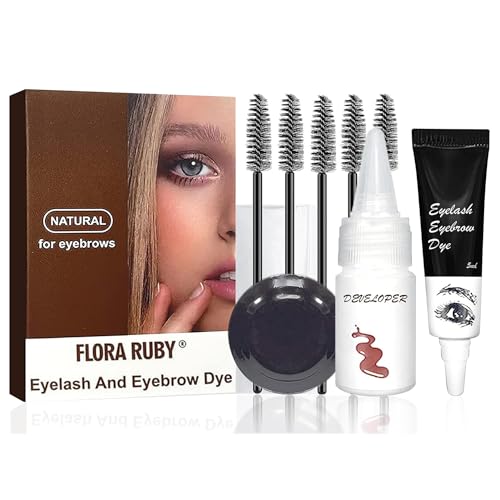 DIY Black Brow and Lash Tint Kit for Up to 6 Weeks of Vibrant Color