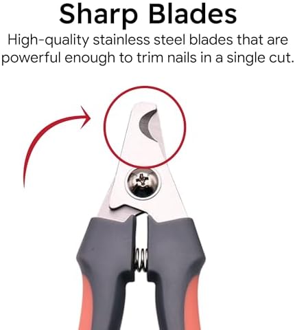 Dog & Cat Pets Nail Clippers and Trimmers - Pet Nail Cutter, with Safety Guard to Avoid Over Cutting, Free Nail File, Razor Sharp Blade - Professional Grooming Tool for Pets - Image 5