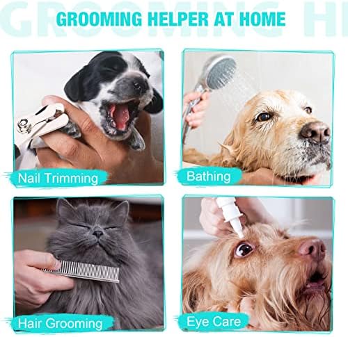 Green Medium Dog Grooming Hammock for Pets up to 40lb Nail Trimming Aid - Image 6