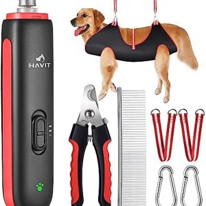 Ultra Quiet Dog Grooming Kit with Hammock for Large Dogs 51-80LB