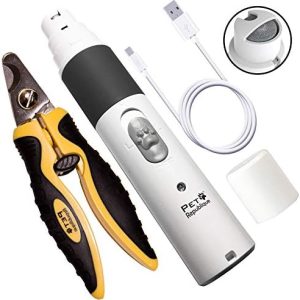 Dog Nail Grinder and Nail Clippers Series Size Option Dogs: Small, Medium, Large Dogs – Dog Claw Trimmer Kit (Clippers+Grinder, Small)