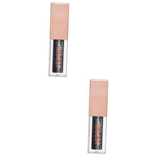 DOITOOL 2 Pcs Eye Makeup Liquid Eyeliner Liquid Glitter Eyeshadow Glow Eye Powder Shimmer Liquid Eye Shadow Glitter Eye Shadow Liquid Matte Eyeshadow Flash Liquid Eyeshadow