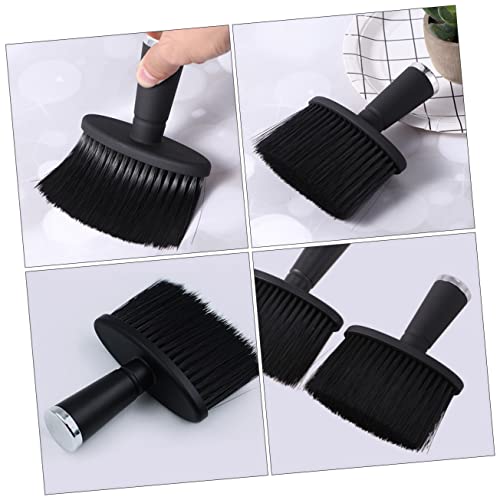 DOITOOL 2pcs Hairdressing Neck Brush Cleaning Dusting Brush Neck Duster Brush Neck Cleaning Tool Brush for Hair Cutting Face Hairbrush Hairdressing Brush Nylon Modeling Hair Removal Brush - Image 5