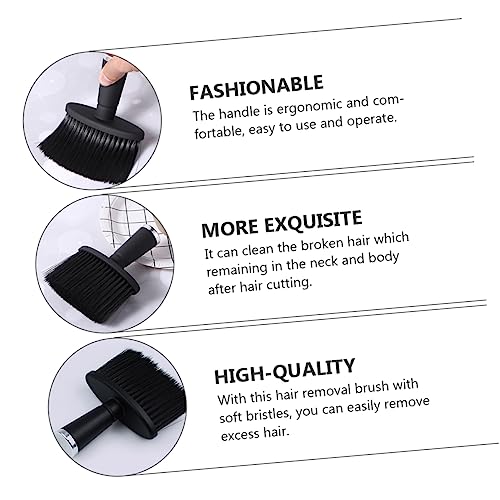 DOITOOL 2pcs Hairdressing Neck Brush Cleaning Dusting Brush Neck Duster Brush Neck Cleaning Tool Brush for Hair Cutting Face Hairbrush Hairdressing Brush Nylon Modeling Hair Removal Brush - Image 8