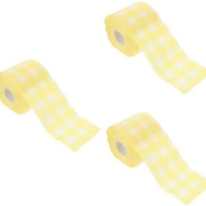 DOITOOL 3 Rolls Beauty Salon U-Shaped Pillow Nail Gel Polish Nail Art Cleaner Tool Janitorial Supplies Manicure Wipe Disposable Nail Wipes Nail Art Cleaner Pads Cotton Nail Polish Wipes