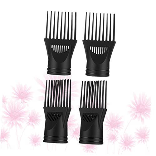 DOITOOL 4pcs Hair Teasing Comb Universal Diffuser Attachment Hair Diffuser Blow Dryer Barber Tool Comb Piece for Blow Dryer Blow Dryer Diffuser Attachment Wind Comb Hair Dryer Hair Comb - Image 5