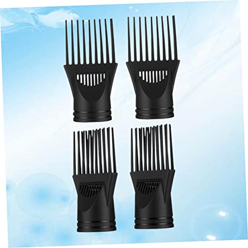 DOITOOL 4pcs Hair Teasing Comb Universal Diffuser Attachment Hair Diffuser Blow Dryer Barber Tool Comb Piece for Blow Dryer Blow Dryer Diffuser Attachment Wind Comb Hair Dryer Hair Comb - Image 3