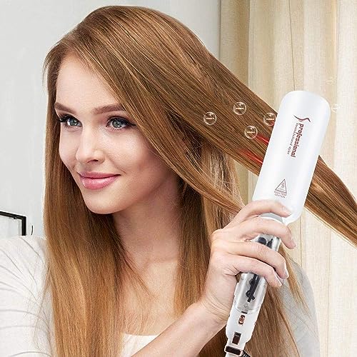 DORISILK White 2-in-1 Professional Steam Hair Straightener and Curler for All Hair Types - Image 6