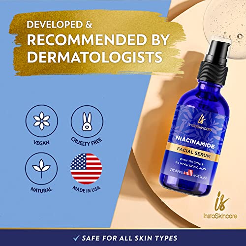 DOUBLE SIZED (2Oz) Niacinamide Serum for Face 10% with Zinc 1% Vitamin B3 Brightening Serum for for Tone, Texture and Hydrating - Image 6