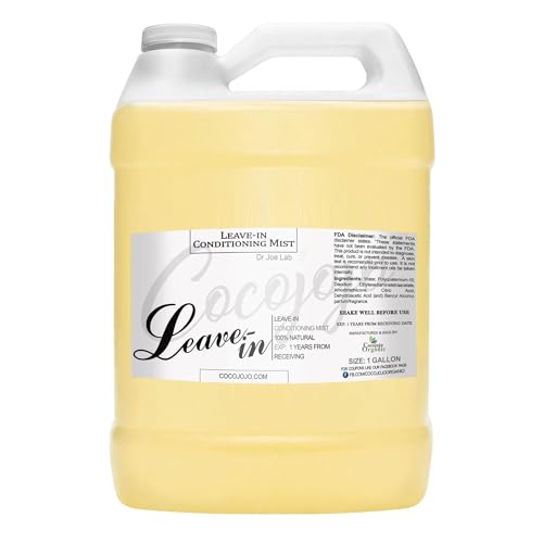 Dr Joe Lab Leave-in Conditioning Mist For Haircare – Moisturizes, Detangles, and Control Frizz – Leave in Conditioner for Frizzy Hair - Packaging May Vary. (1 gallon / 128 oz)