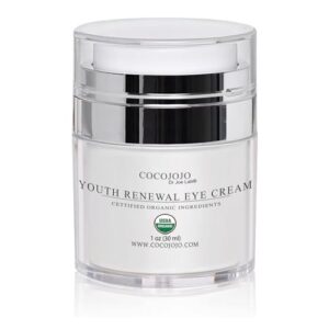 Dr Joe Lab Organic Youth Renewal Eye Cream - 1 oz - Visibly Restore Firmness & Elasticity - Intensive Hydrating & Moisturizing Formula Perfect for Mature & Sensitive Skin Types! Rejuvenating