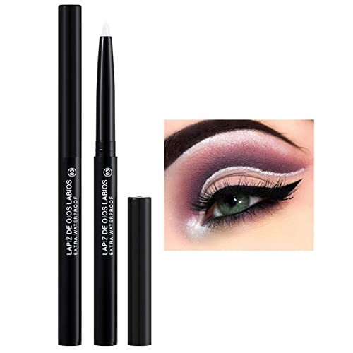 Drama Roller Eyeliner Glue Pen Female Novice Beginner And Sweat Proof Long Lasting Non Smudged White Pencil Liquid Pen Ointment Pen Eye Patch (C, One Size) - Image 2