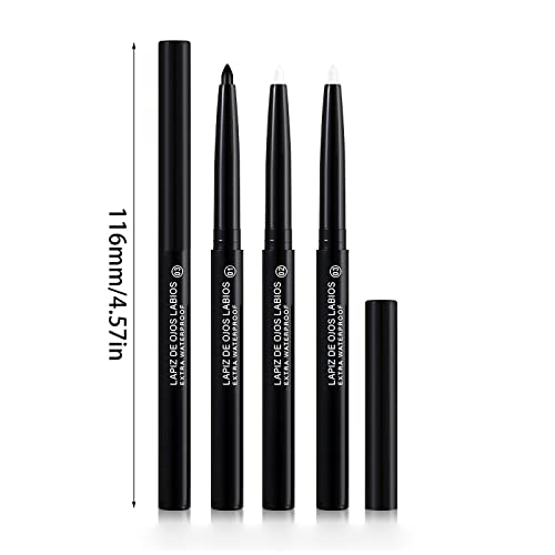 Drama Roller Eyeliner Glue Pen Female Novice Beginner And Sweat Proof Long Lasting Non Smudged White Pencil Liquid Pen Ointment Pen Eye Patch (C, One Size) - Image 6