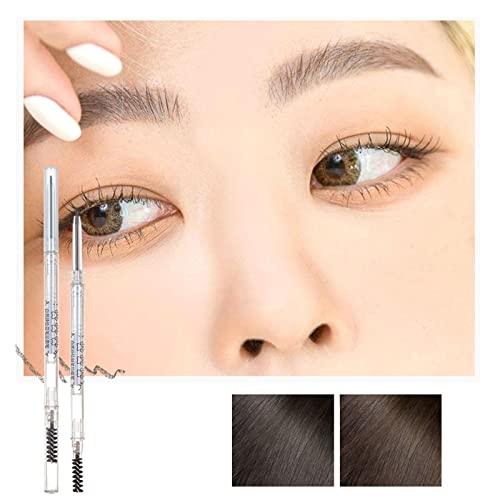 Dual-End Waterproof Dark Eyebrow Pencil 0.5g Long-Lasting Formula for Defined Brows - Image 2