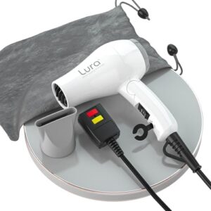 Foldable Dual Voltage Travel Hair Dryer Compact Design Easy Packing
