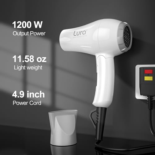 Foldable Dual Voltage Travel Hair Dryer Compact Design Easy Packing - Image 6