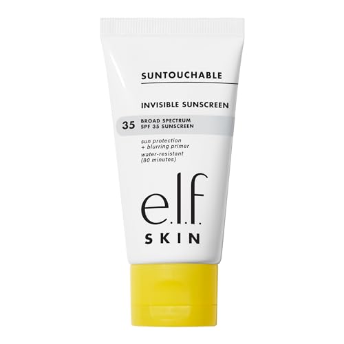 E.l.f. SKIN Suntouchable SPF 35 Gel Sunscreen and Primer 1.7 oz Lightweight Formula