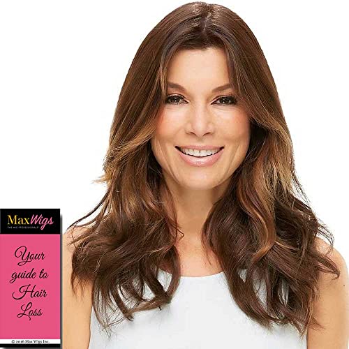 Easihair EasiPart HD 18" Synthetic Clip-In Hair Topper Shaded Butterscotch - Image 3