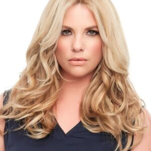 EasiPart French 12 Inch Human Hair Topper FS26/31S6 Salted Caramel Hairloss Solutions Booklet Included