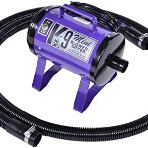 ECC Mini K9 Dog Hair Blow Dryer- Compact and Durable Design with High Performance for Professional Grooming and Pet Owners at Home