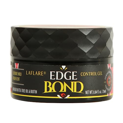 Edge Control for Black Hair, Natural Hair and Curly Hair. Eco Styling Gel Travel Size 25ml, Edge Wax for Man & Woman(Peach)