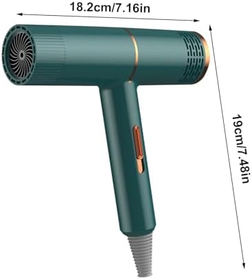 Electric Hair Dryer High-Power High-Speed Hair Dryer with Diffuser Electric Hair Dryer Home Hair Dryer Hot Wind Comb Hair Salon Blowing, with Comb and Stand Today - Image 4