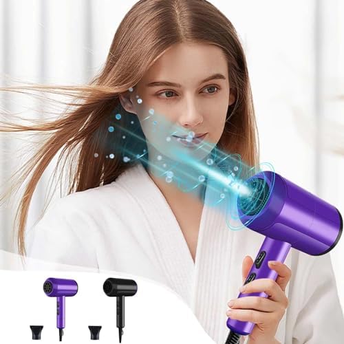 Electric Hair Dryer, My Orders High-Power Electric Hair Dryer, Home Hair Dryer, Hot Wind Comb Hair Salon Blowing Comb, Hairdryer with Diffuser Attachment My Orders Placed