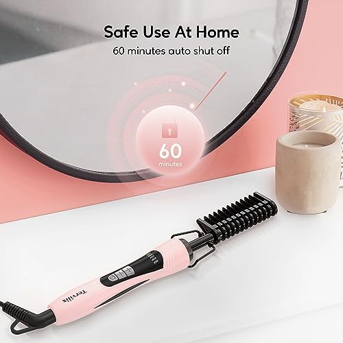 Terviiix Electric Hot Comb for Black Hair, Wigs, and Beard, Adjustable Temperature, Anti-Scald, 60 Min Auto Shut Off - Image 2