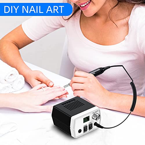 Pro 30000RPM Electric Nail Drill Machine with LED Display for Acrylic Gel Nails - Image 7