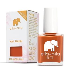 Ella+Mila Quick Dry Nail Polish - Sunset Escape - Long-Lasting, Chip-Resistant - 0.45 fl oz
