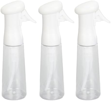 Empty Hair Spray Bottle, 3Pcs ABS Lightweight Refillable Fine Mist Spray Bottle Multipurpose for Salon for Hair Styling