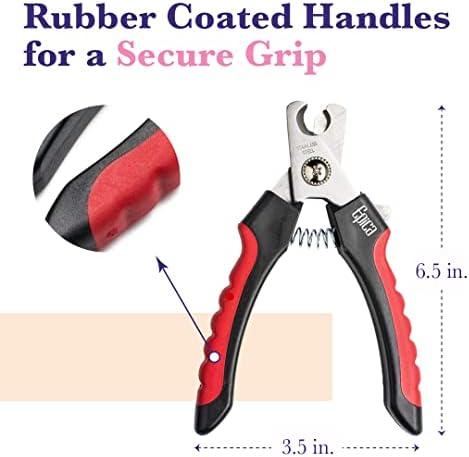 Epica Extra Large Heavy Duty Dog Nail Clippers with Safety Guard for Safe and Easy Grooming - Image 4