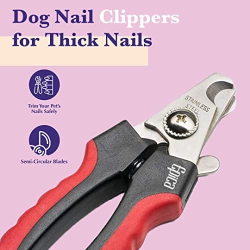 Epica Extra Large Heavy Duty Dog Nail Clippers with Safety Guard for Safe and Easy Grooming - Image 2