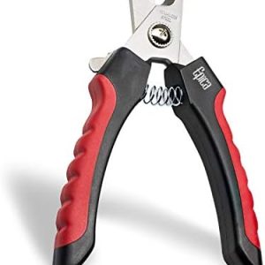 Epica Extra Large Heavy Duty Dog Nail Clippers with Safety Guard for Safe and Easy Grooming