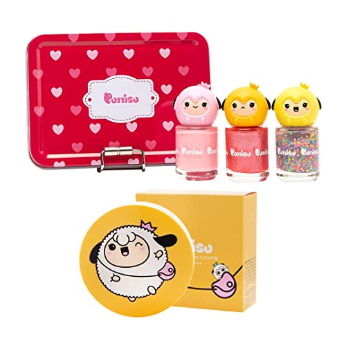 Essential Gift Set - 1-Sun Cushion, 3-piece Nail Art Set (Candy)